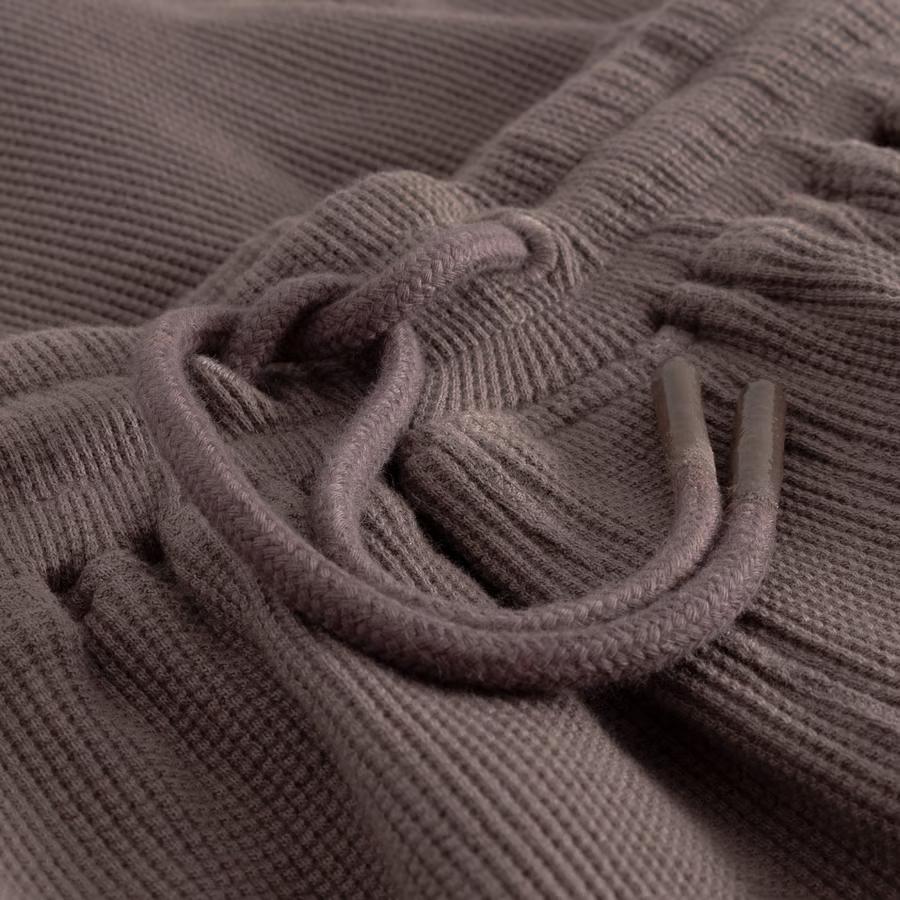 Dedicated Shorts Essingen Waffle Sparrow Brown Shorts Herren cremebraun